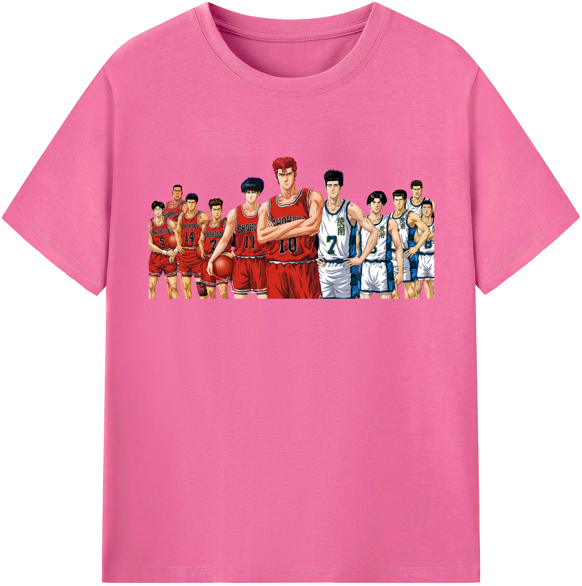 （画像用） SLAM DUNK／スラムダンク レディースカジュアルプリントTシャツ（綿100％）